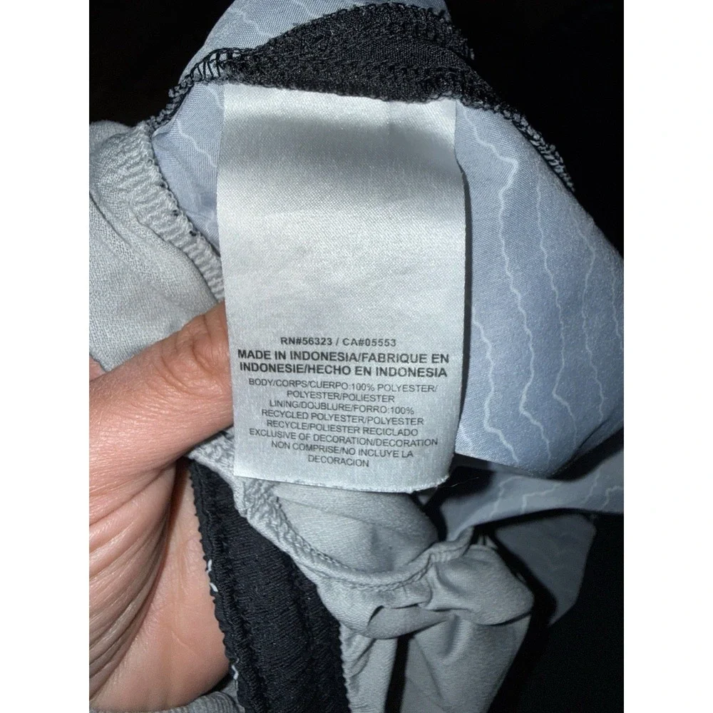 Nike Dri-Fit Running‎ Shorts Women's XS Black Geo Print Lined Elastic Waist